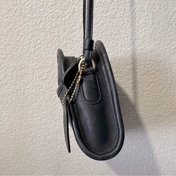 COACH Vintage Abbie Crossbody Shoulder Bag 90’s Black No. BOX-9027 RARE - Picture 10 of 13